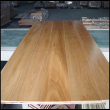 Plancher de bois franc machiné par chêne blanc choisi / plancher en bois